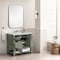 James Martin Vanities Breckenridge 36in Single Vanity, Smokey Celadon w/ 3 CM Ethereal Noctis Top 330-V36-SC-3ENC - alternate 6